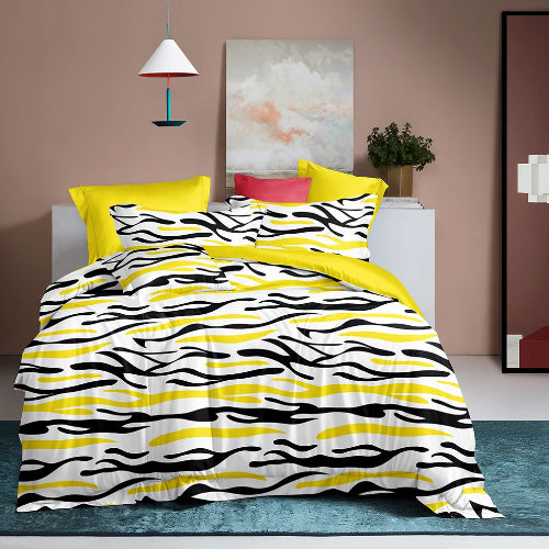 Unique Multi Color Stripes Bedding Set. @HOG - Home Office Garden Online Marketplace