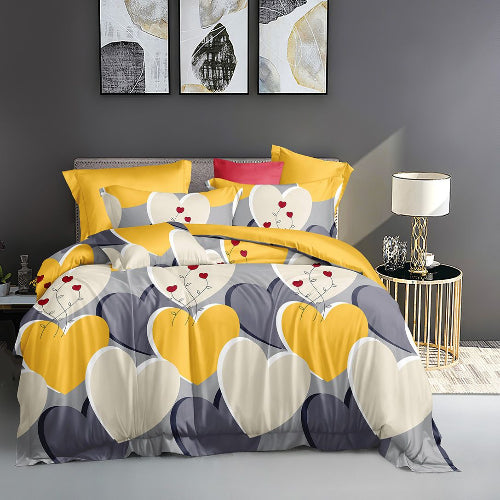 Unique Multi Color Stripes Bedding Set. @HOG - Home Office Garden Online Marketplace