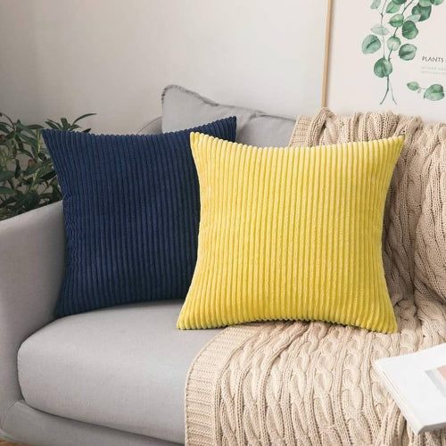 Unique Stripe Plush Throw Pillow 20 x 20. @HOG - Home Office Garden Online Marketplace