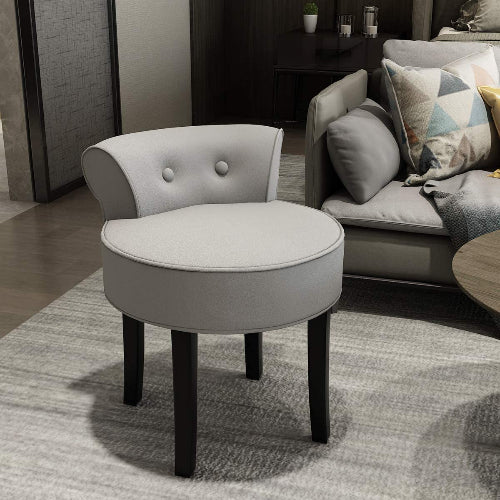 slim fit dress slacks Vanity Chair Wood Legs (Grey). Order Now @HOG Online