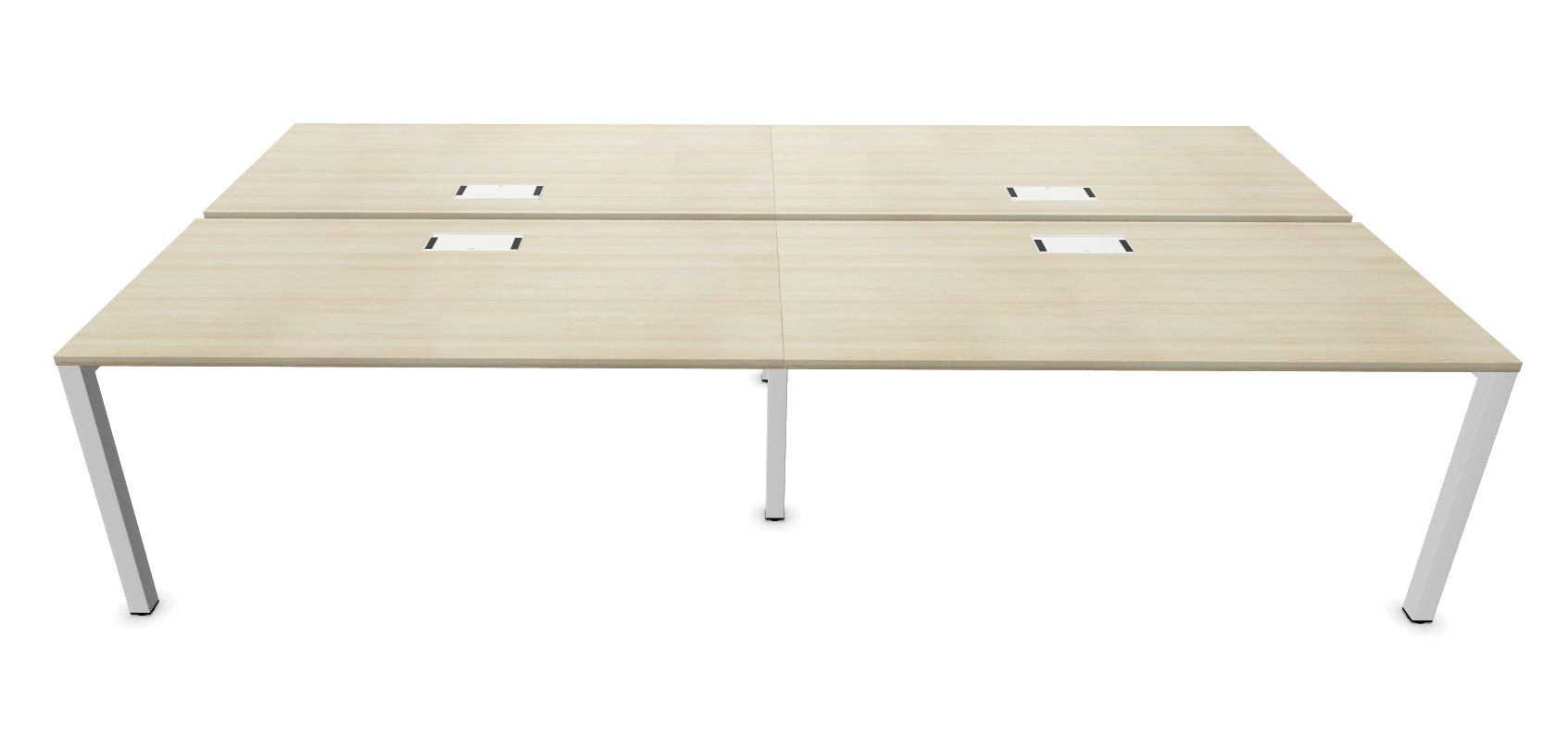 Vital Pro 4 People Workstation Desk VR568. @HOG - Home Office Garden Online Marketplace