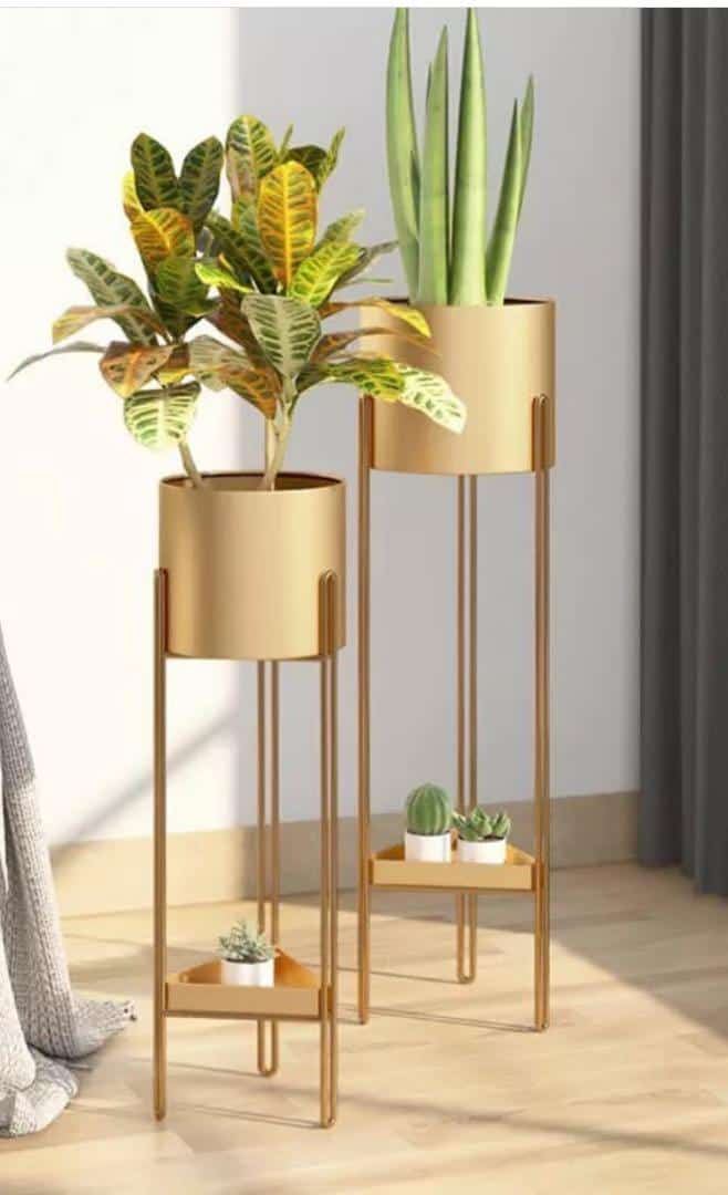 Tall Indoor Plant Stand with Planter Pots | HOG-Home. Office. garden online marketplace