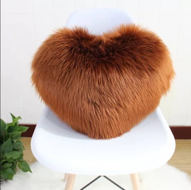 Unique Fur Throw Pillow 20 x 20 HOG-Home Office Garden online marketplace