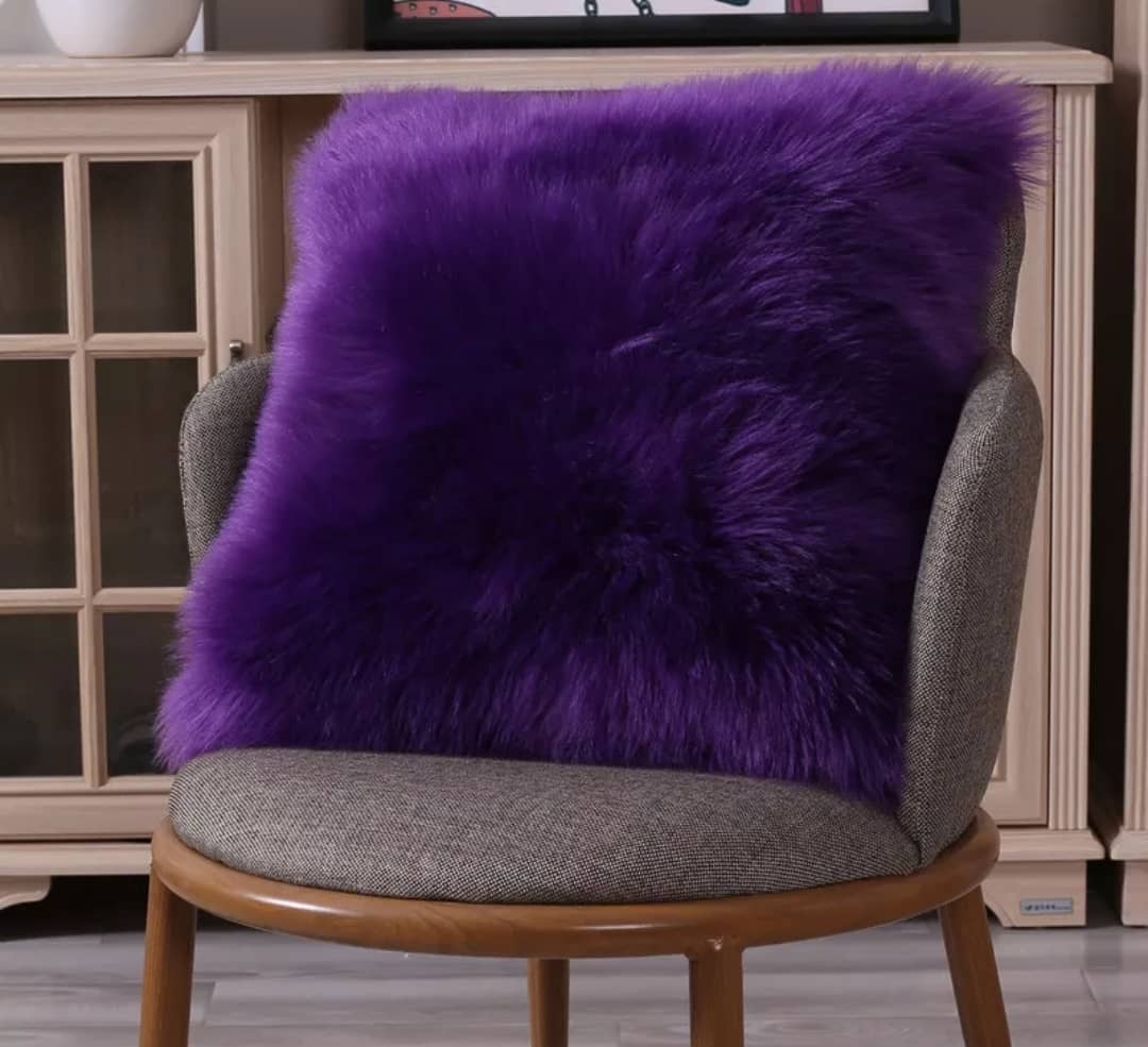 Unique Fur Throw Pillow 20 x 20 HOG-Home Office Garden online marketplace