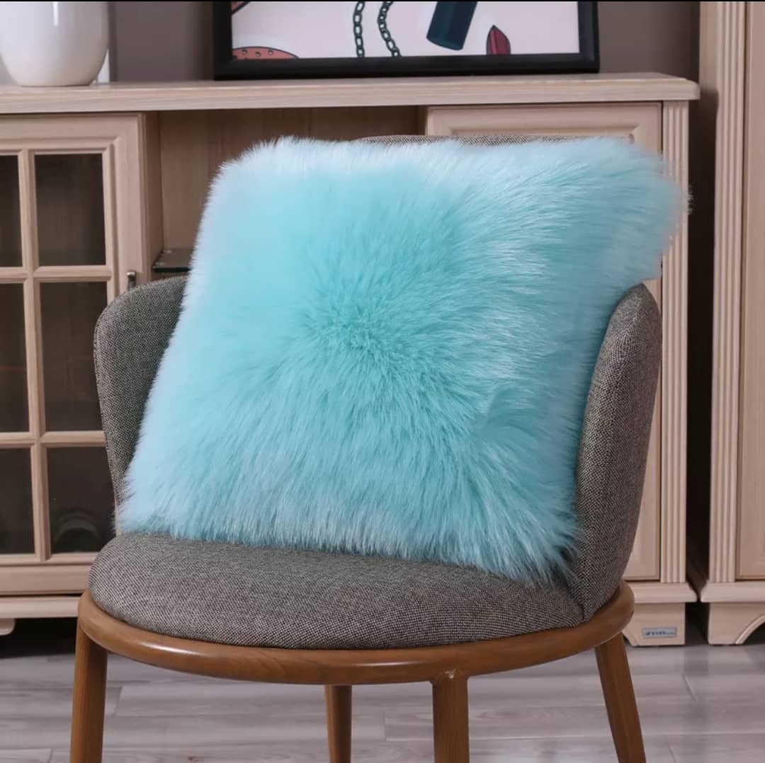 Unique Fur Throw Pillow 20 x 20 HOG-Home Office Garden online marketplace