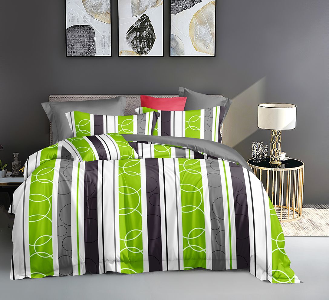 Unique Multi Color Stripes Bedding Set Home Office Garden | HOG-HomeOfficeGarden | online marketplace