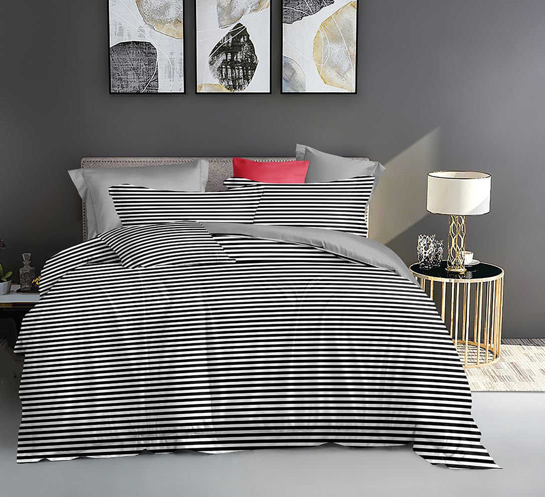 Unique Multi Color Stripes Bedding Set Home Office Garden | HOG-HomeOfficeGarden | online marketplace