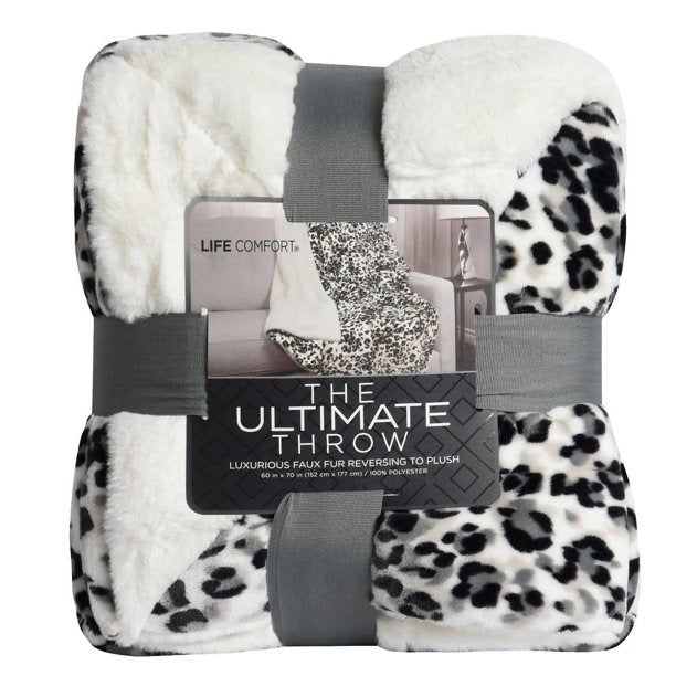 Life Comfort Ultimate Faux Fur Throw Ultra Soft – Multi Home Office Garden | HOG-HomeOfficeGarden | online marketplace