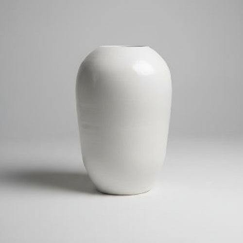 White Pottery Vase @HOG - Home Office Garden Online Marketplace