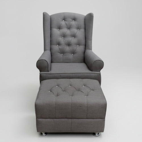 Wing Back Rocking Chair and Ottoman @HOG - Home Office Garden Online Marketplace