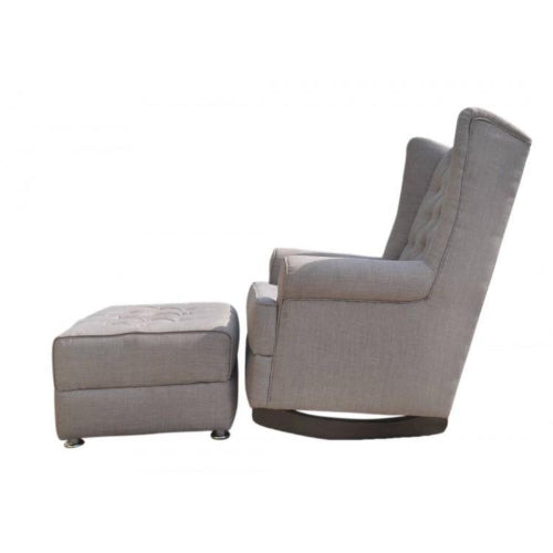 Wing Back Rocking Chair and Ottoman @HOG - Home Office Garden Online Marketplace