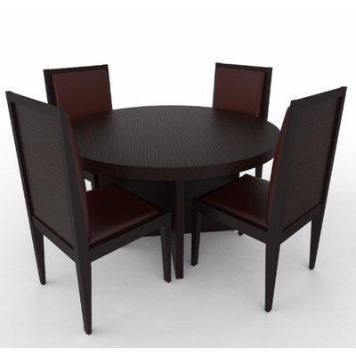 Aden Series 4 Seater Dining Set-Dark Brown Home Office Garden | HOG-HomeOfficeGarden | online marketplace