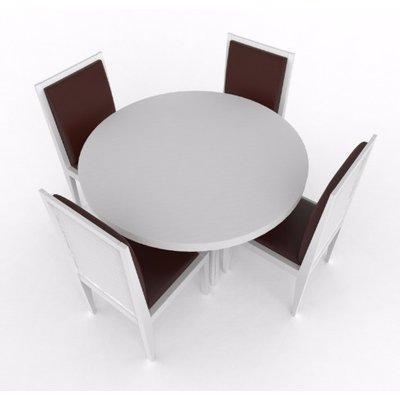 Aden Series 4 Seater Dining Set-White Home Office Garden | HOG-HomeOfficeGarden | online marketplace