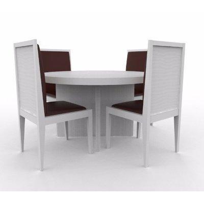 Aden Series 4 Seater Dining Set-White Home Office Garden | HOG-HomeOfficeGarden | online marketplace