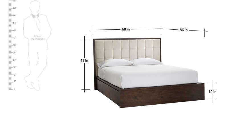 Afydecor Bed with Tufted Headboard Home Office Garden | HOG-HomeOfficeGarden | online marketplace