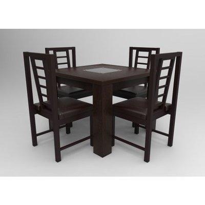 alvar-series-4-seater-dining-set-dark-brown-30432900500 HomeOfficeGarden Home Office Garden | HOG-HomeOfficeGarden | HOG 