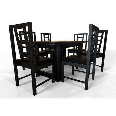 alvar-series-6-seater-dining-set-black-30427386196 HomeOfficeGarden Home Office Garden | HOG-HomeOfficeGarden | HOG