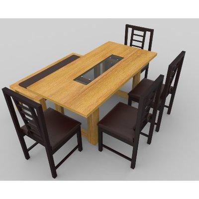 alvar-series-extra-6-seater-dining-set-dark-light-brown-30479734484   HomeOficeGarden HomeOffice Garden | HOG-HomeOfficeGarden | HOG