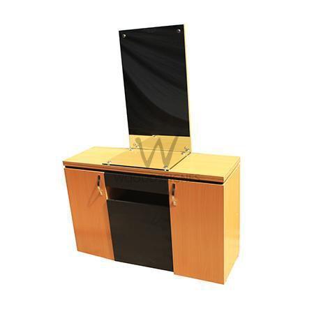 Amelia series; Vanity table (Golden-brown and black 30111356780736 HomeOfficeGarden Home Office Garden | HOG-HomeOfficeGarden | HOG 