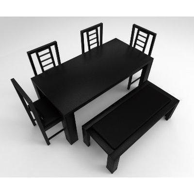 amon-series-extra-6-seaters-dining-set-black-30529943636  HomeOfficeGardenHome Office Garden | HOG-HomeOfficeGarden | HOG