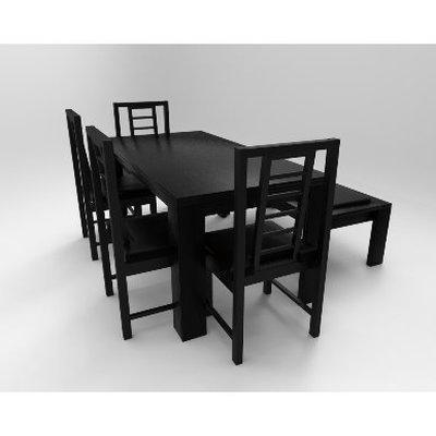 amon-series-extra-6-seaters-dining-set-black-30529944852 HomeOfficeGarden Home Office Garden | HOG-HomeOfficeGarden | HOG