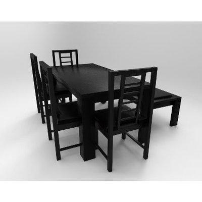 amon-series-extra-6-seaters-dining-set-black-30529945812 HomeOfficeGarden Home Office Garden | HOG-HomeOfficeGarden | HOG