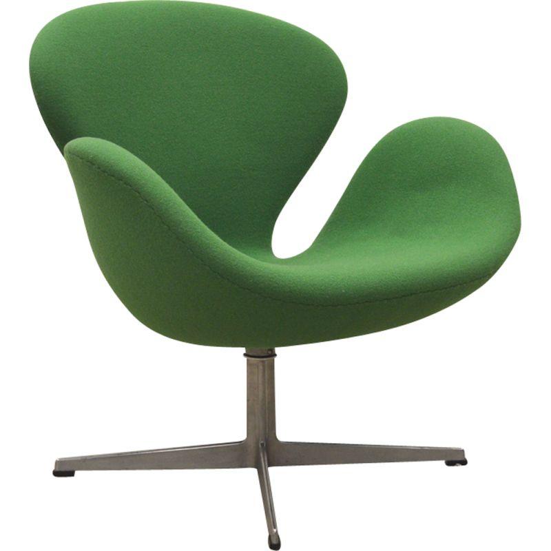 Arne Jacobsen Swan Lounge Arm Chair- Green Home Office Garden | HOG-HomeOfficeGarden | online marketplace