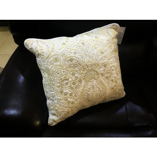 Artistic Accents Decorative Beaded Embroidery Throw Pillow Home Office Garden | HOG-HomeOfficeGarden | online marketplace