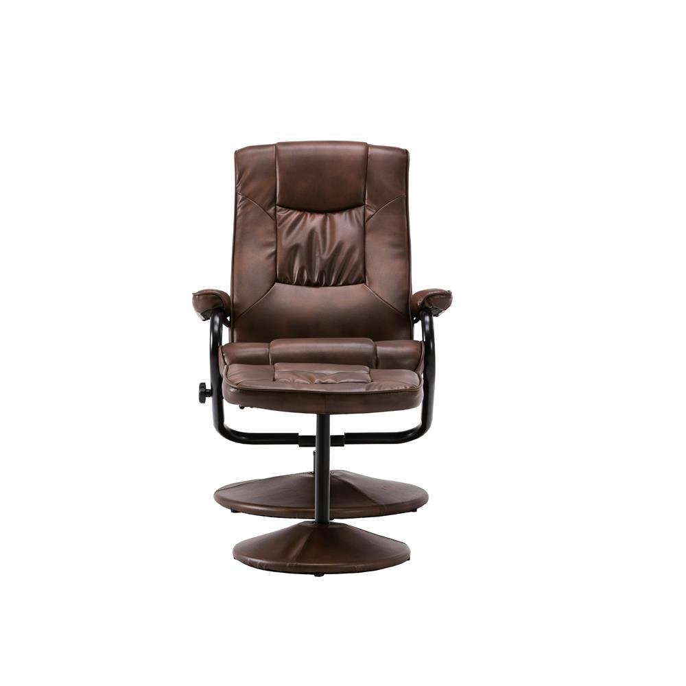 Birlea Memphis Swivel Chair & Footstool: Tan