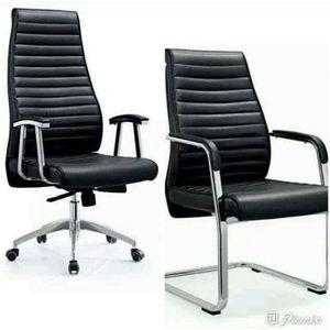Black Executive Swivel  & Visitor Chair-909A & B