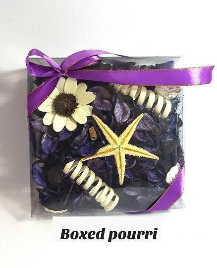 Boxed Purple Potpourri