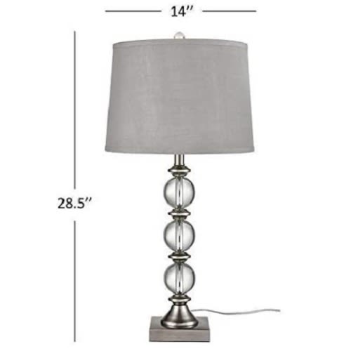 Bridgeport Design Set Of 2 Crystal Table Lamps