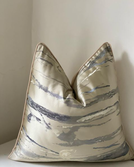 Brown Pattern on Blend Pillow