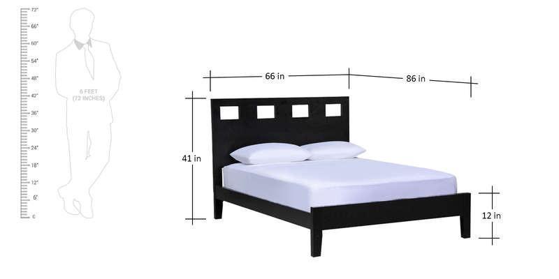 Bukka Bed in Geometric Cutout Patterns Home Office Garden | HOG-HomeOfficeGarden | online marketplace
