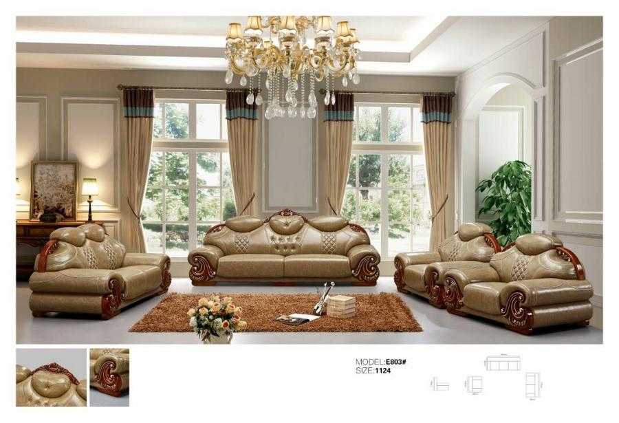 Caitlyn Leather Sofa Set-E803