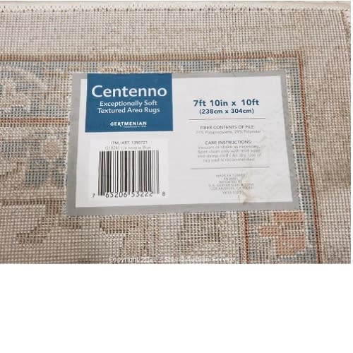 Centenno Area Rug Or Runner, Lia Ivory 8x10