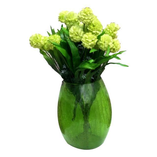 Coloured Vase with Flower