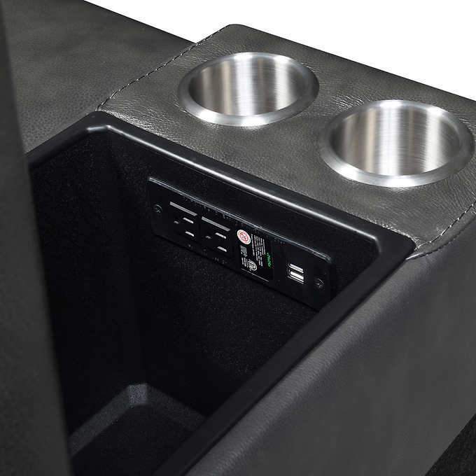 Corry 6piece Leather Power Reclining Sectional Sofa