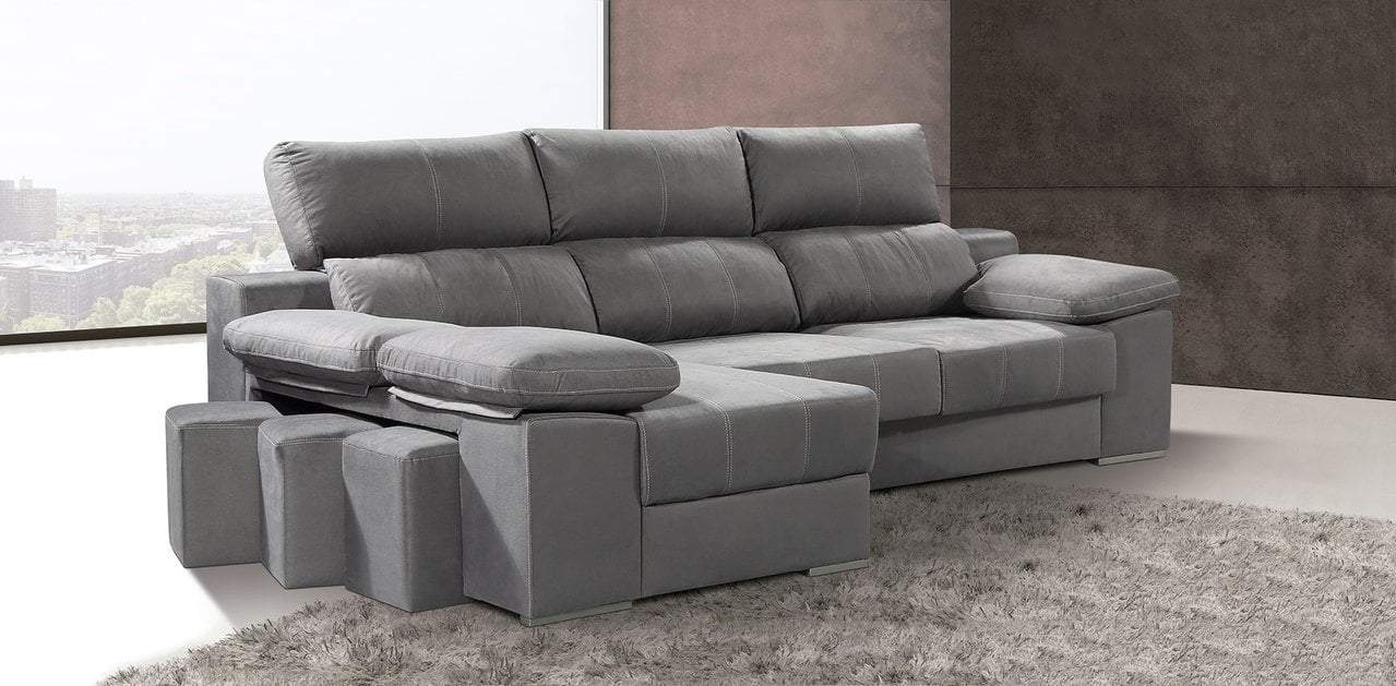 Duero L'shape Sofa With Side Stools