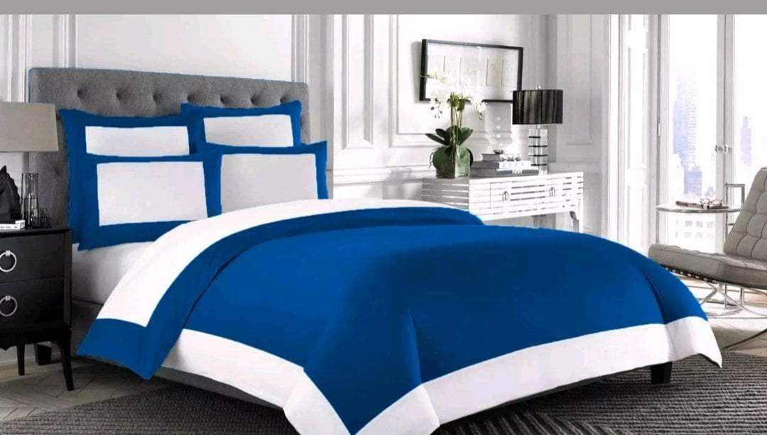 Duvet - Blue & White