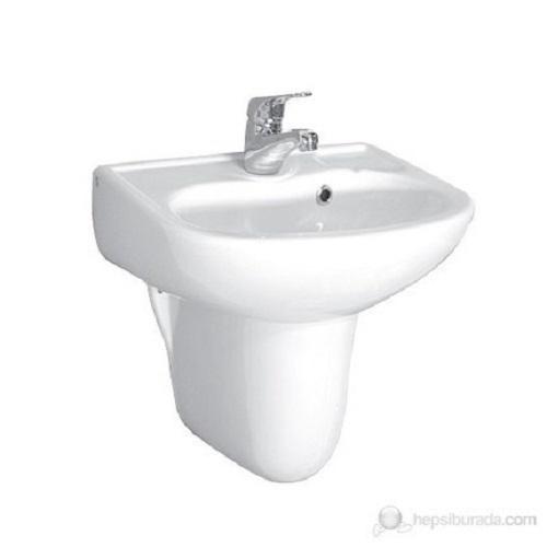 ECE K-Form Washbasin 55cm with Half Pedestal