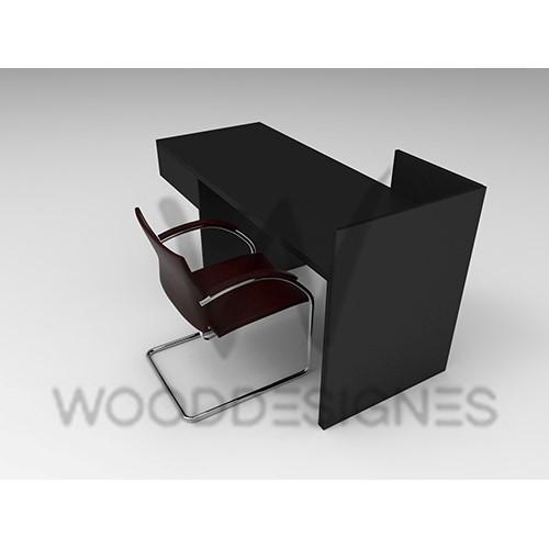 Elsie Series Office Table: Black-16424903868513 HomeOfficeGarden Home Office Garden | HOG-HomeOfficeGarden | HOG