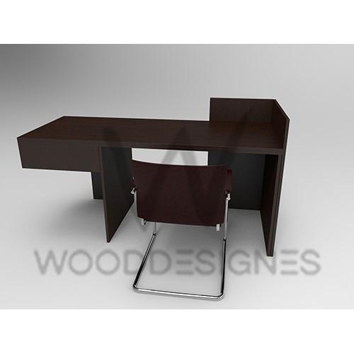 Elsie Series Office Table: Dark-brown-16424961441889  HomeOfficeGarden Home Office Garden | HOG-HomeOfficeGarden | HOG