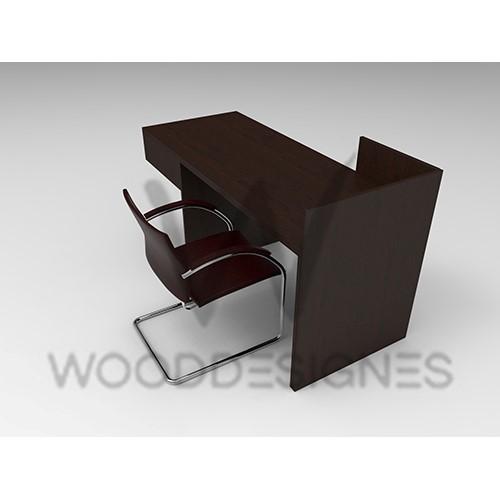 Elsie Series Office Table: Dark-brown-16424962228321 HomeOfficeGarden Home Office Garden | HOG-HomeOfficeGarden | HOG 