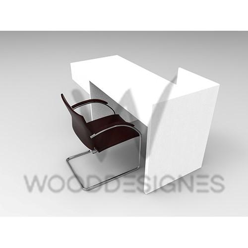 Elsie Series Office Table; White -16425032712289 HomeOfficeGarden Home Office Garden | HOG-HomeOfficeGarden | HOG 