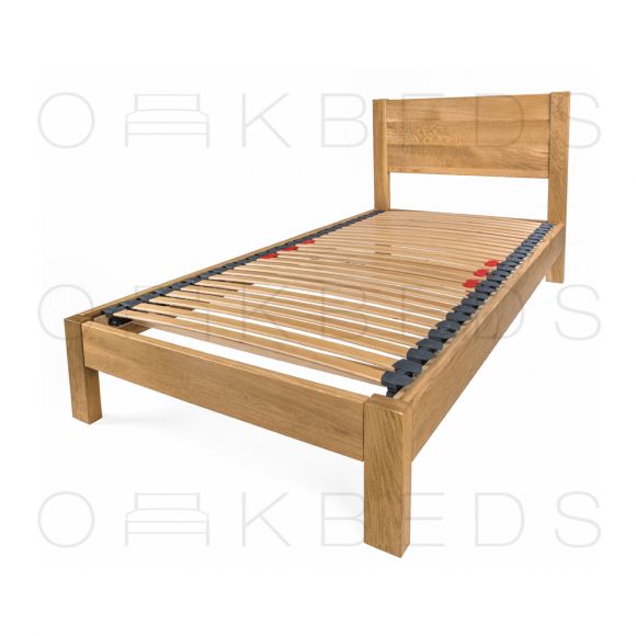 Bed frame With Wood Head Board - Single size