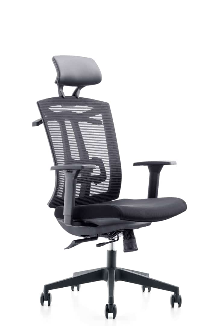 Ergonomic Mesh Fabric Chair with Hanger-R