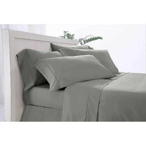 Charisma Cal King Sheet Set -Grey -6-Piece HOG-0Home Office Garden online marketplace