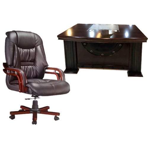 1.6m Executive Office Desk & Chair Home Office Garden | HOG-HomeOfficeGarden | HOG-Home.Office.Garden
