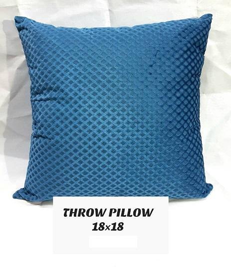 Exotic Throw Pillow-Blue